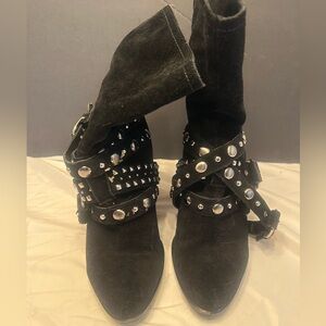 BCBGeneration Black Studded Combat Boots